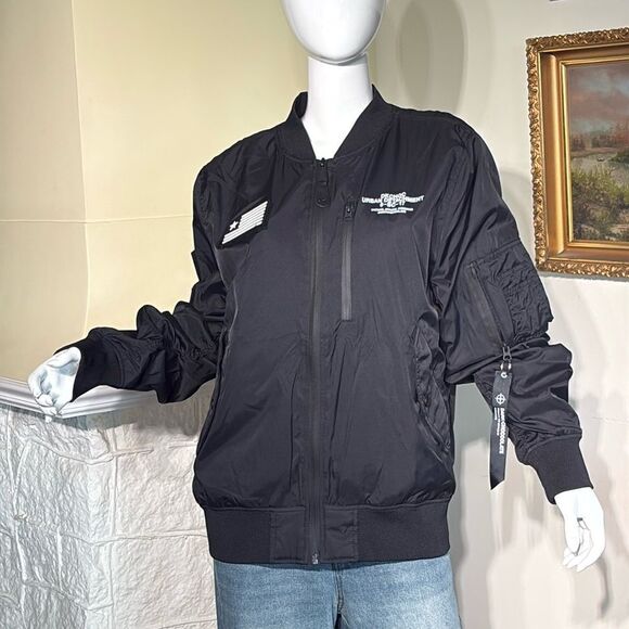 NWOT Alpha Industries - Black Chocoolate - Flyers MA-1 Bomber Jacket Unisex - Picture 3 of 15